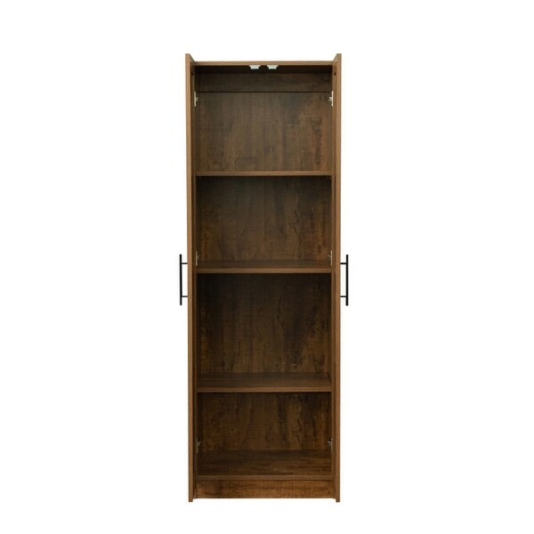 High Wardrobe/Armoires with 3 Shelves - - 36800428