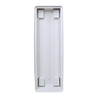 Southern Patio 36 in. x 11.8 in. x 31.5 in. White Plastic 40 Qt. Capacity Large Raised Garden Planter HDR-091349A