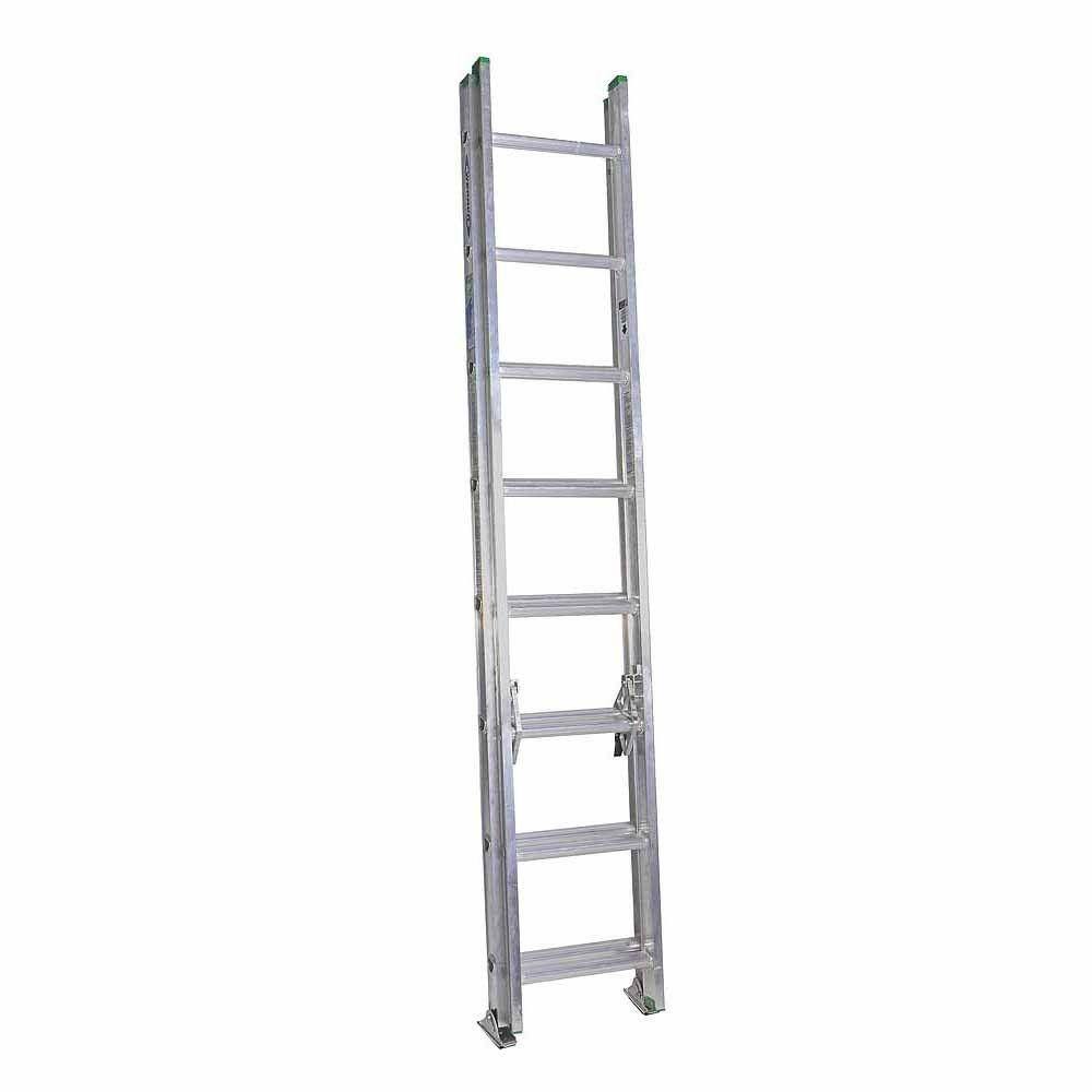 Werner 16 ft. Aluminum Extension Ladder with 225 lbs. Load Capacity Type II Duty Rating D1216-2