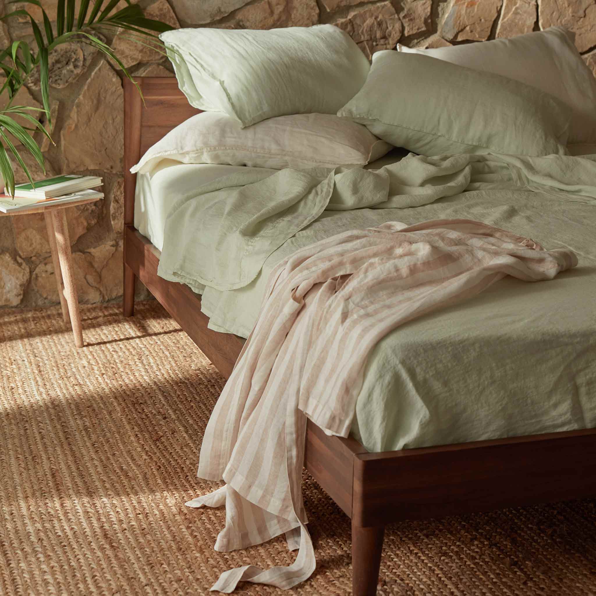 Washed Linen Core Sheet Set - Last Call