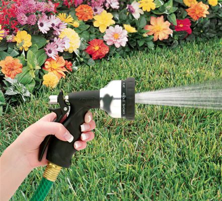 Orbit Ultra light 10 Spray Pattern Nozzle， Garden Hose Yard Water  Pistol 58339N