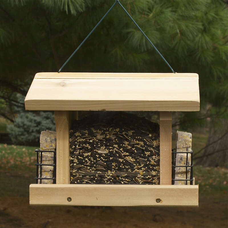 Woodlink Audubon Wild Bird 5 lb Cedar Ranch Bird Feeder 4 ports