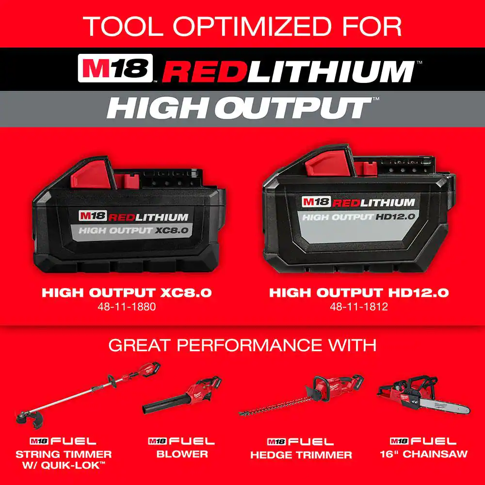 Milwaukee 2724-20 M18 FUEL 120 MPH 450 CFM 18-Volt Lithium-Ion Brushless Cordless Handheld Blower (Tool-Only)