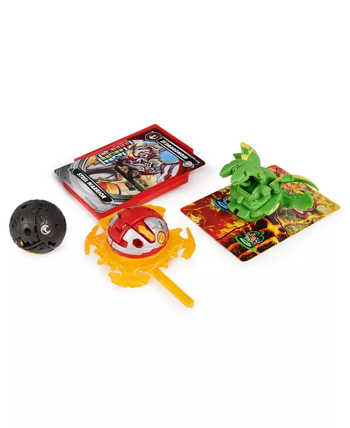 Bakugan Starter 3-Pack  Special Attack Dragonoid  Nillious  Hammerhead Customizable Spinning Action Figures and Trading Cards  Kids Toys 6 Plus