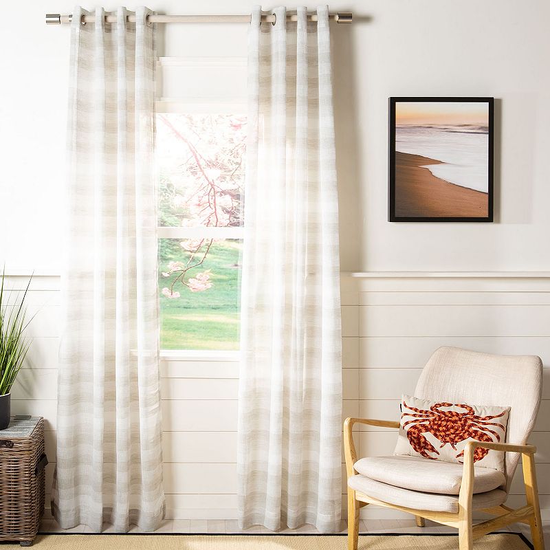 Safavieh Liberty 1-Panel Window Curtain