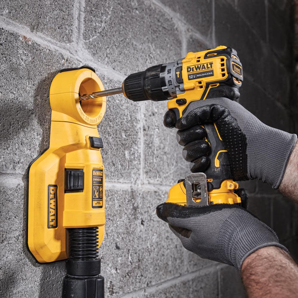 DEWALT XTREME 12V MAX Brushless 3/8 Hammer Drill with 12V MAX 3Ah Li-Ion Battery Kit ;