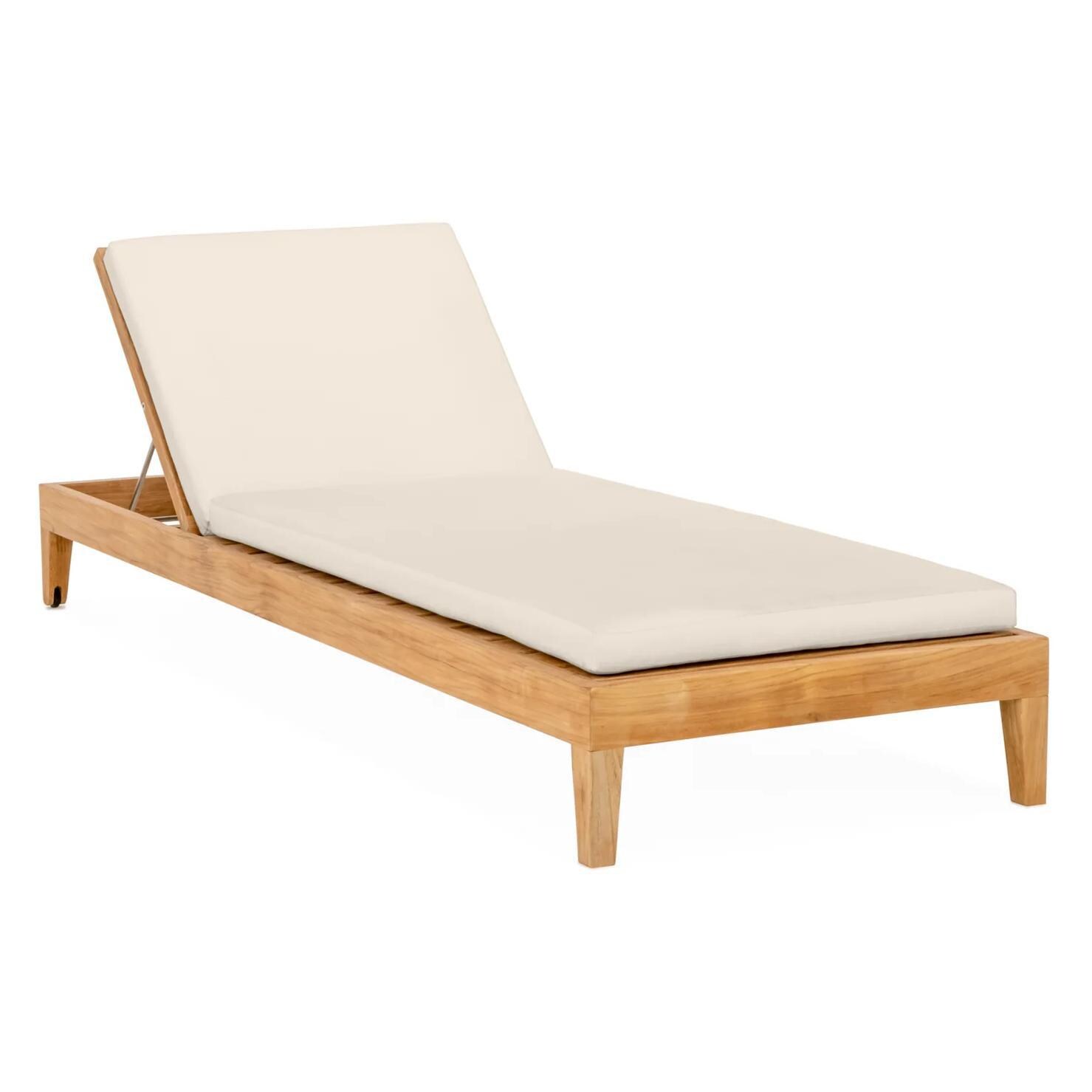 Signature Sabine Landing Teak Patio Chaise Lounge