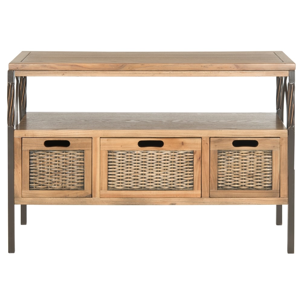 SAFAVIEH Joshua Oak TV Stand   36\