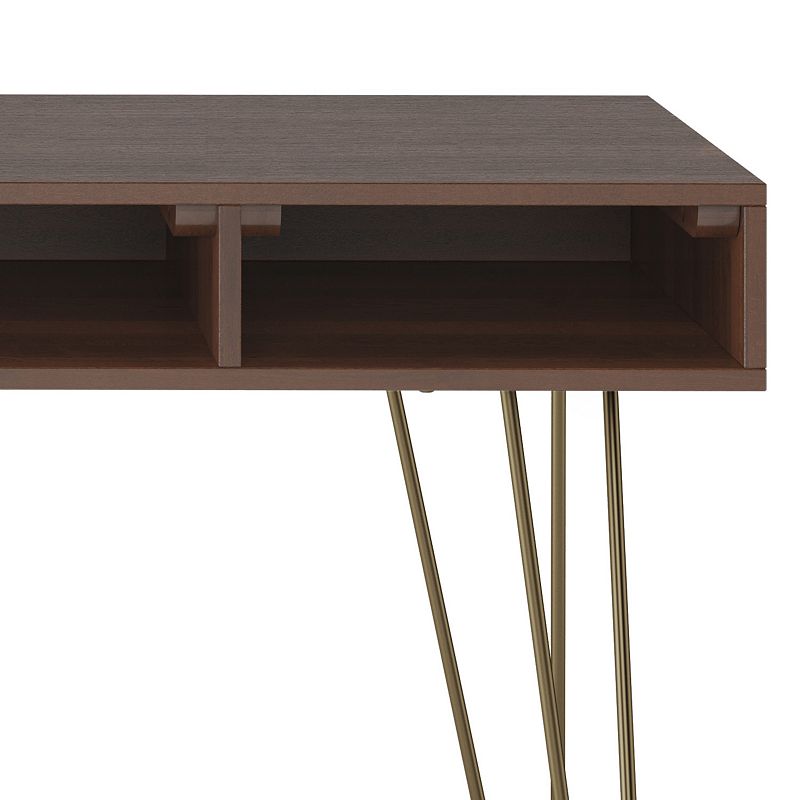 Simpli Home Hunter 60-in. Solid Mango Wood Desk