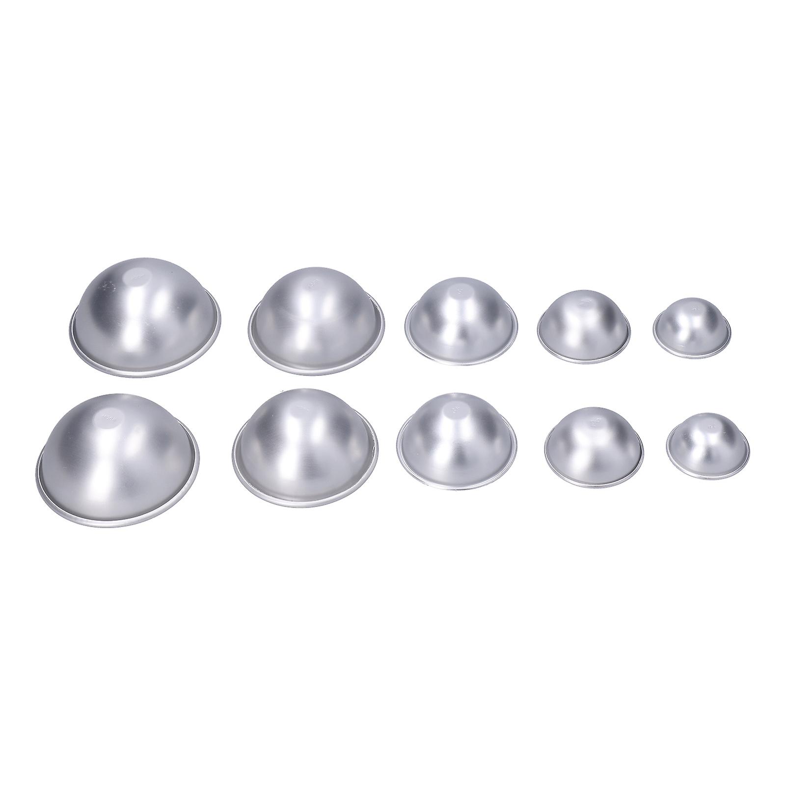 Diy Bath Salt Ball Mold Household Portable Aluminum Alloy Mousse Cake Baking Mold Set#5