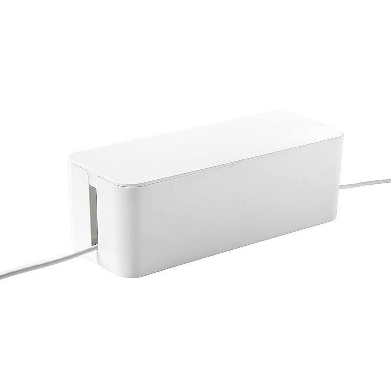 Cable Management Box， Power Strip Cover (15.94 x 5.31 Inches)