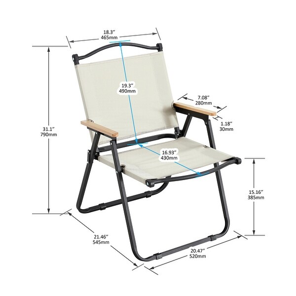 1Piece Folding Outdoor Chair