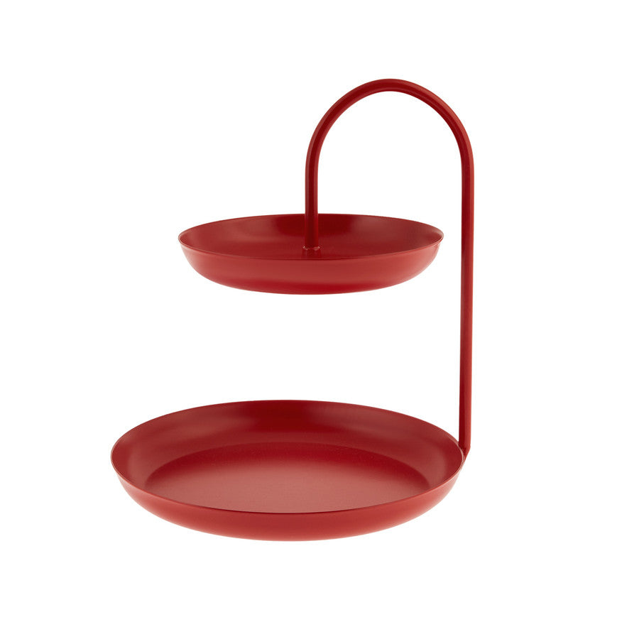 Karaca Eva Red Layered Cookie Holder 153.03.06.5159