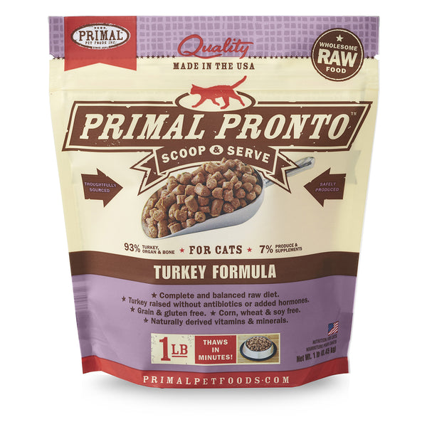 Primal Pronto Turkey Formula For Cats