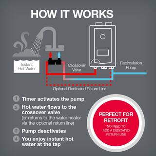 Rheem Performance Platinum 11 GPM Natural Gas High Efficiency Indoor Recirculating Tankless Water Heater ECOH200DVRHLN