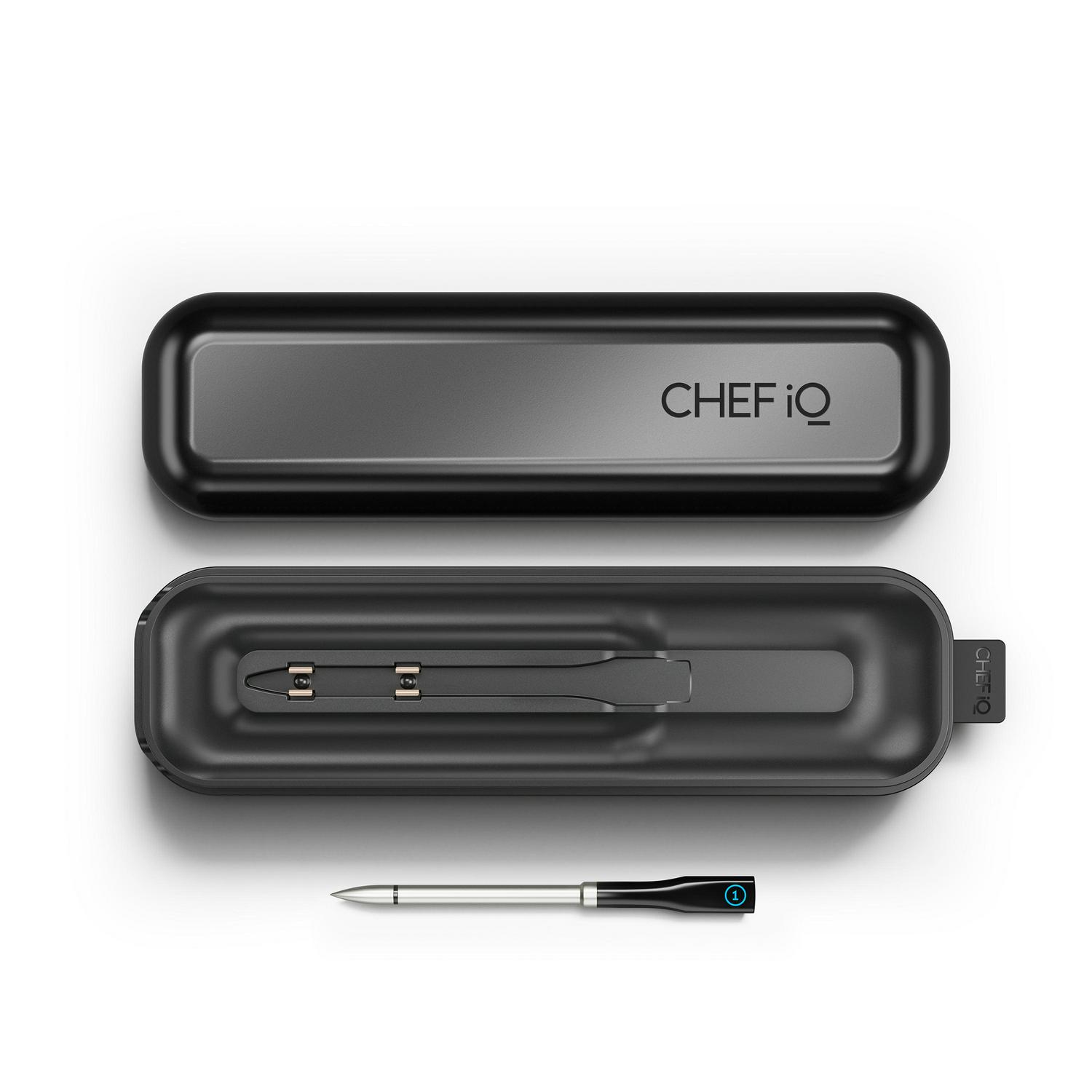 CHEF iQ Smart Cooking Thermometer， Worlds Thinnest and Smartest， Wireless， Digital， Bluetooth and WiFi Enabled