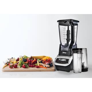 NINJA Nutri Ninja 72 oz. 5-Speed Black Professional Blender with 2 Nutri Ninja Cups (BL621) BL621