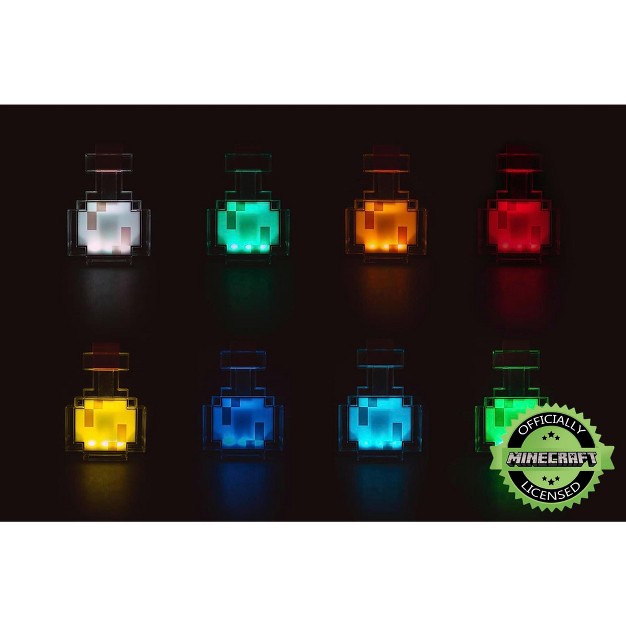 Ukonic Minecraft Potion Bottle Color changing Led Desk Lamp 7 Inch Night Light