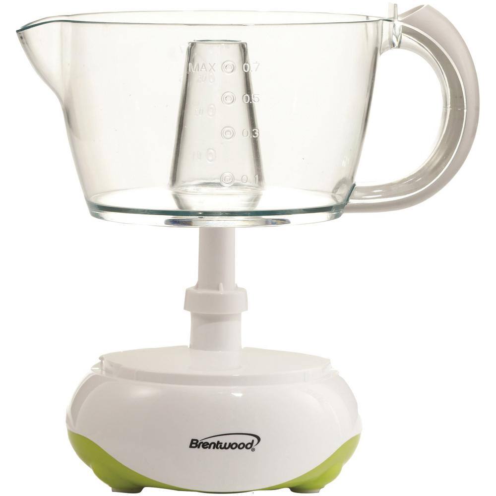 Brentwood Appliances 25-Watt 24 oz. White Electric Citrus Juicer J-15