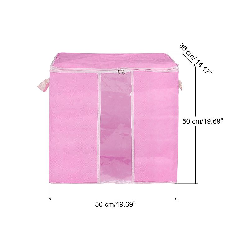 Foldable Wardrobe Storage Box Clothes Storage Bag Organizer， 4pcs