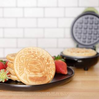 Uncanny Brands Star Wars Multicolor Ewok Mini American Waffle Maker WM3-SRW-EWO