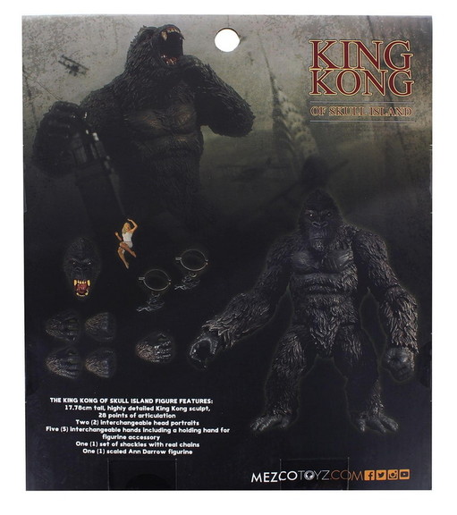 Mezco Toyz King Kong of Skull Island 7 Inch Action...