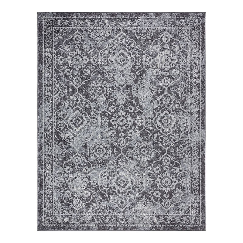 KHL Rugs Tiera Transitional Damask Area Rug