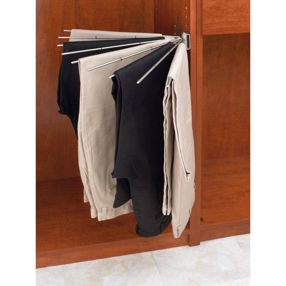 Rev-A-Shelf Chrome Steel Clothes Rack 16.13 in. W x 2.25 in. H CPRF-16CR-52