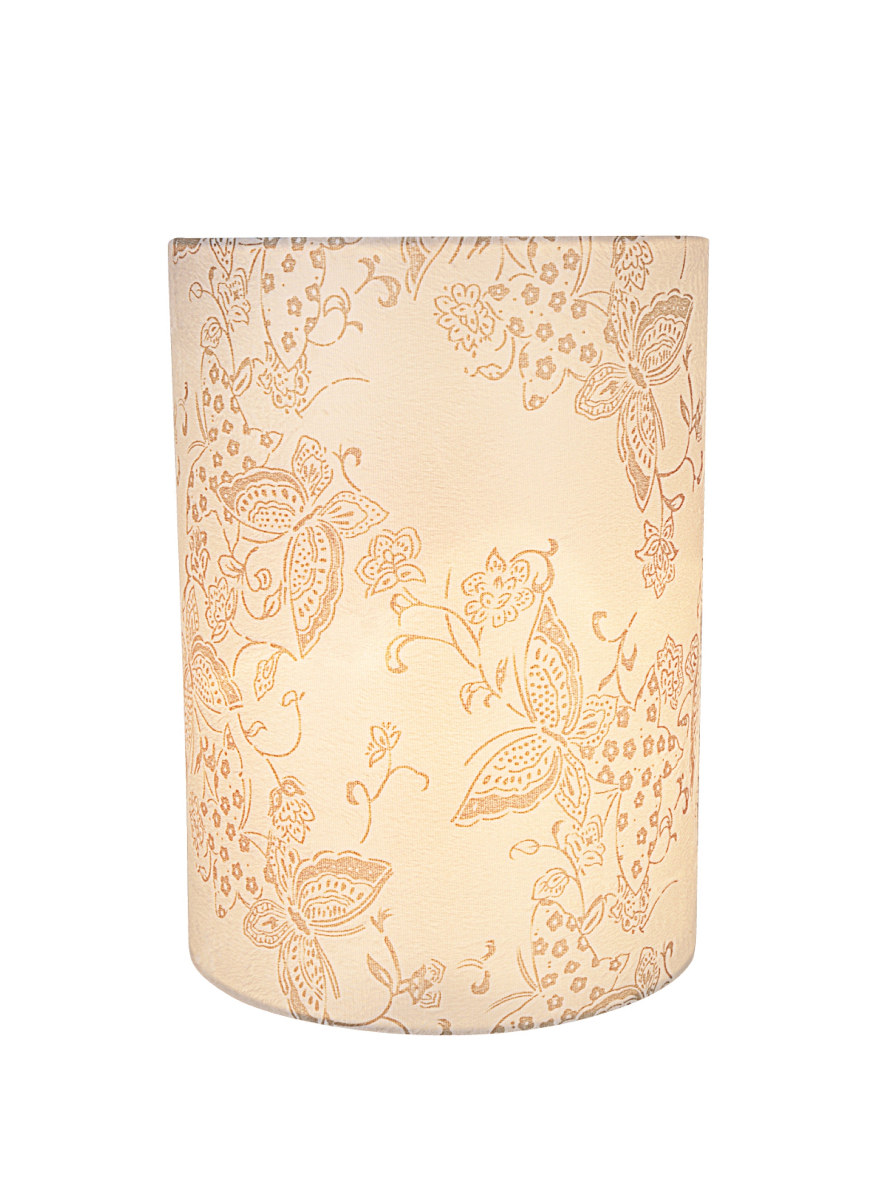 Aspen Creative 31280 Transitional Drum (Cylinder) Shape Spider Construction Lamp Shade in Off White， 8