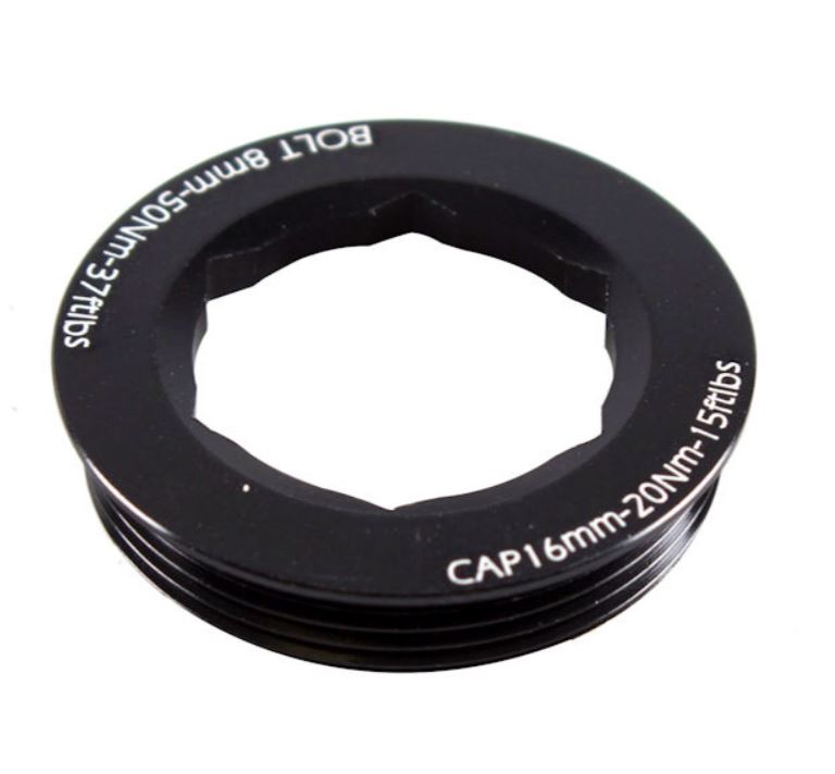 Race Face Cinch XC/AM Puller Cap and Washer Set - Gloss Black