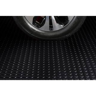 G-Floor Coin 7.5 ft. x 17 ft. Midnight Black Commercial Grade Vinyl Garage Flooring Cover and Protector GF75CN717MB