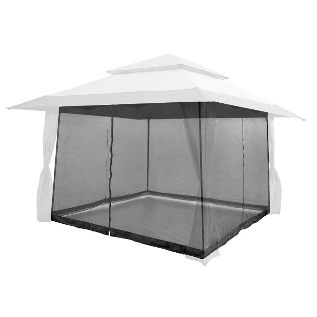 Z shade 10 x27 X 10 x27 Screenroom Shade Protectant Attachment For 13 x27 X 13 x27 Outdoor Shelter Tent Gazebos Accessory Only Black