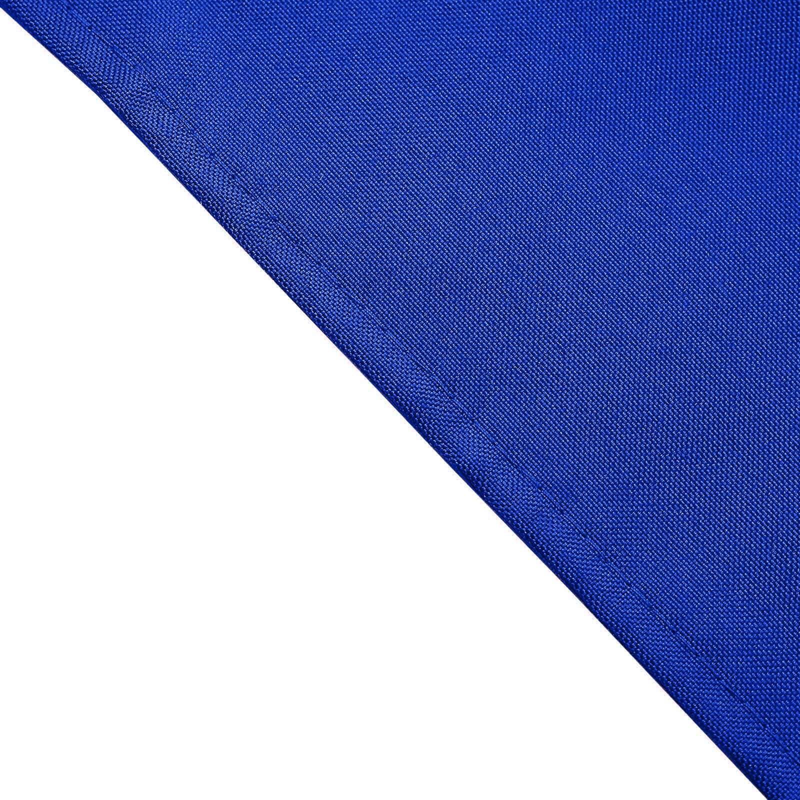 5 Pack Royal Blue Cloth Napkins with Hemmed Edges, Reusable Polyester Dinner Linen Napkins - 17