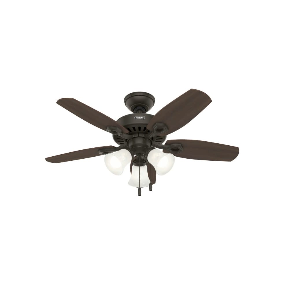 Hunter Builder Ceiling Fan 42 New Bronze Brazilian Cherry ;