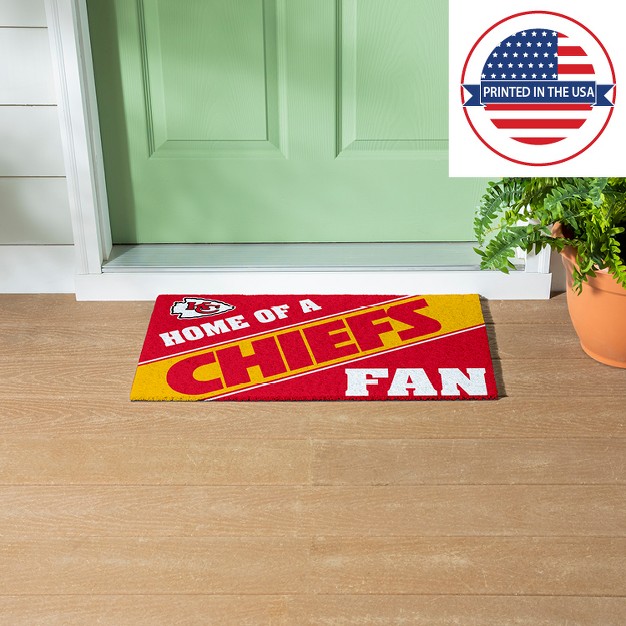 Evergreen Kansas City Chiefs Pvc Mat Color