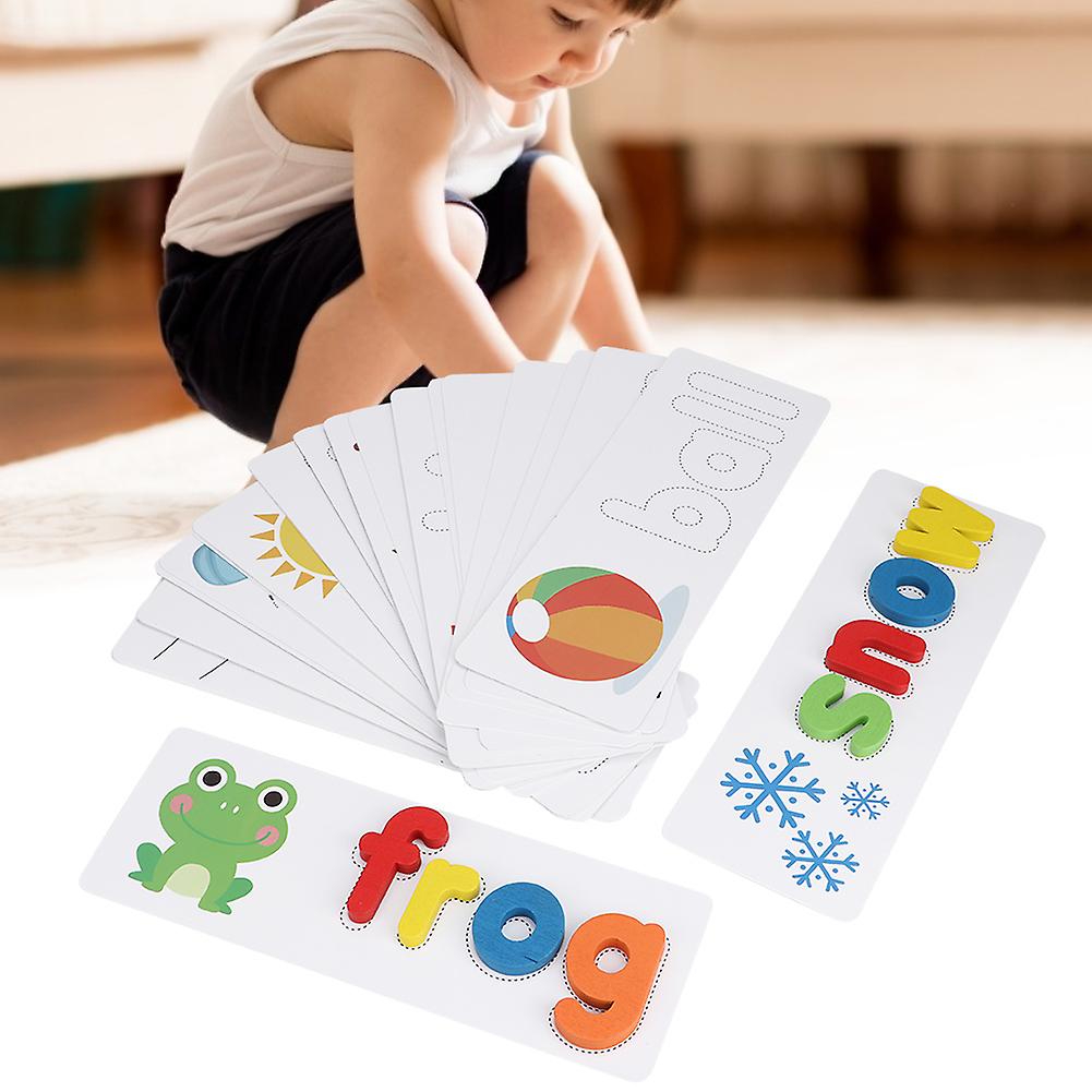 Alphabet Puzzle Game English Alphabet Letters Card Vocabulary Children Toys