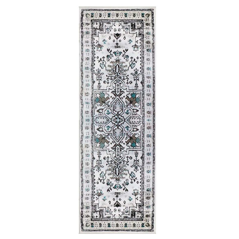 Superior Einsgrove Southwestern Tribal Medallion Rivulet Indoor Area Rug