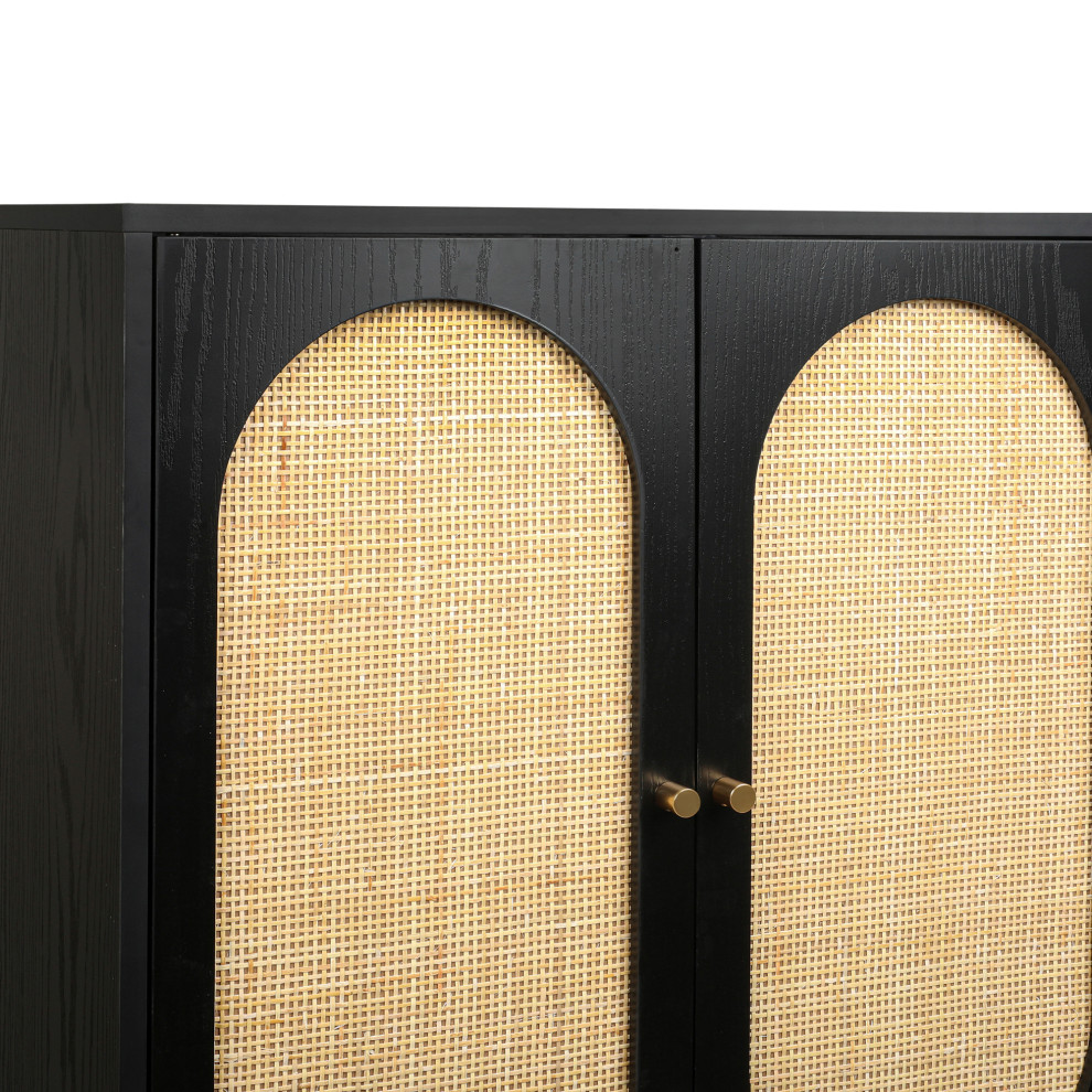 40 quotTall  2 door Accent Cabinet with Adjustable Inner Shelves   Tropical   Accent Chests And Cabinets   by AquaView Inc  Houzz