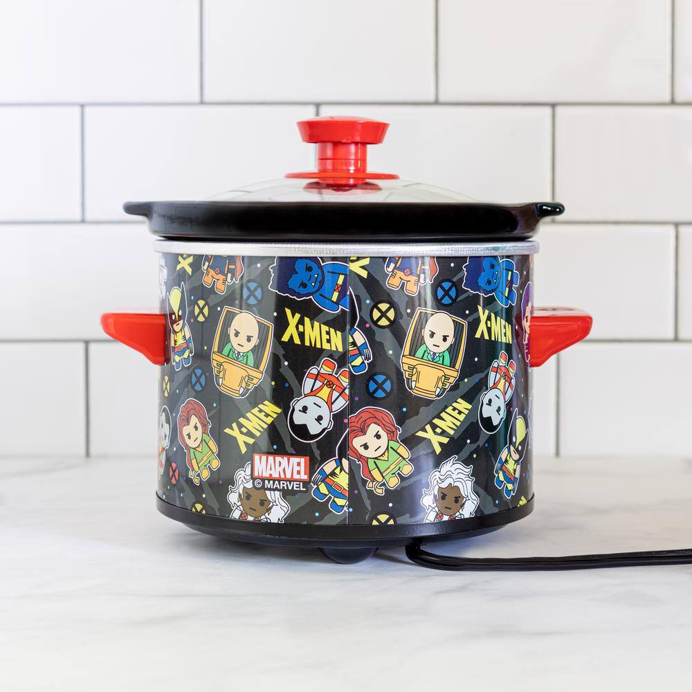 Uncanny Brands 2 qt. Marvel's X-Men Black Slow Cooker SC2-MVX-XMN