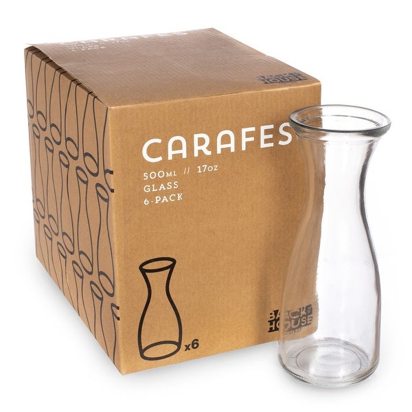 17 oz. (500mL) Glass Beverage Carafe