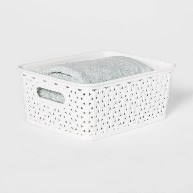 Y weave Small Decorative Storage Basket