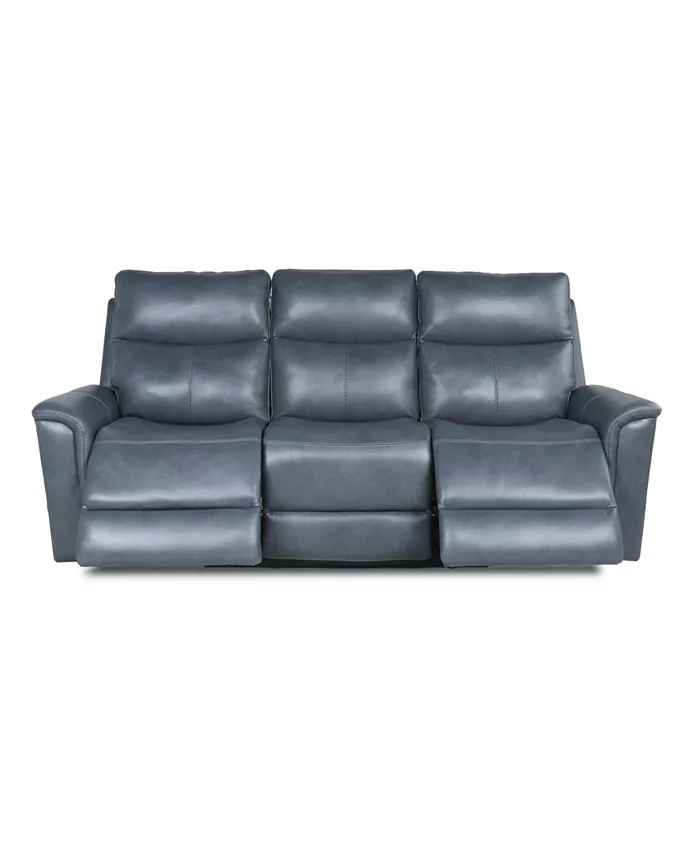 Nice Link Drake 86 Leather with Power Headrest and Footrest Reclining Sofa