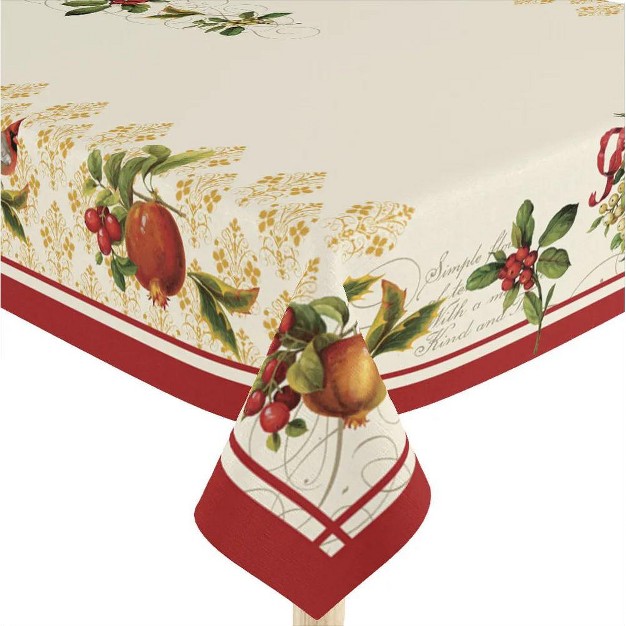 Laural Home Festive Opulence Rectangle Tablecloth