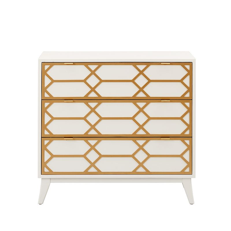 Madison Park Gabrielle 3-Drawer Storage Dresser