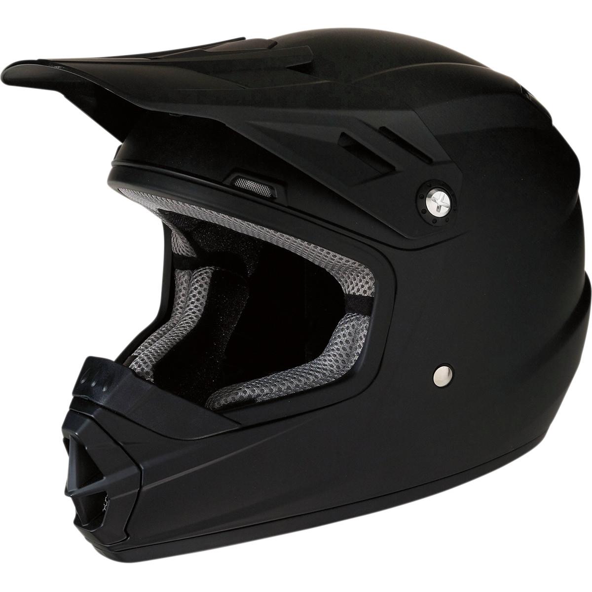 Z1R Rise Ascend Solid Youth Helmet (Small, Black)