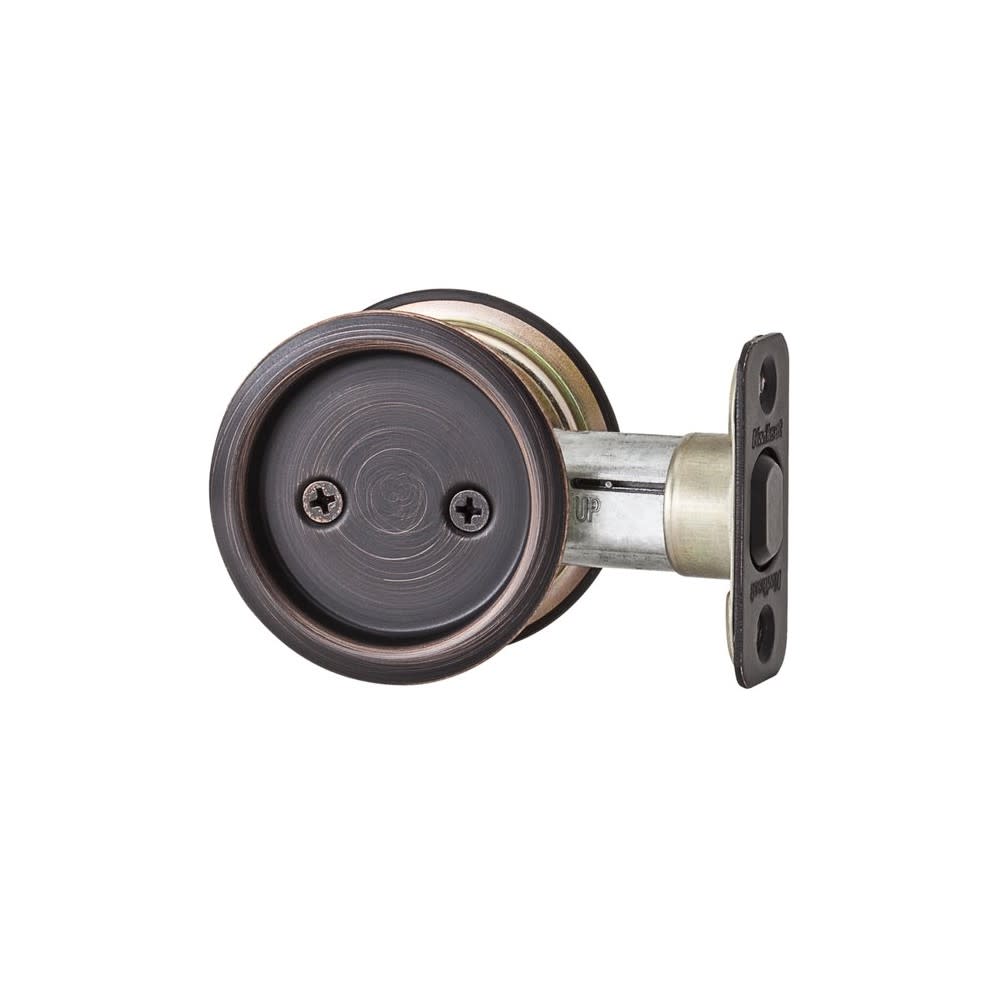 Kwikset Door Lock Oil Rubbed Bronze Indoor Passage Pocket Round ;