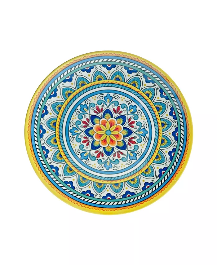 Certified International Portofino Melamine 6-Pc. Dinner Plates