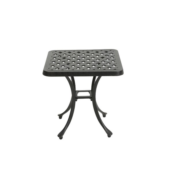 Aluminum Outdoor Patio End Table