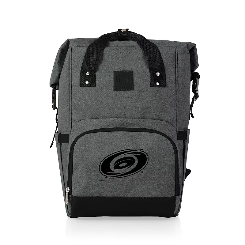 Picnic Time Carolina Hurricanes On The Go Roll-Top Cooler Backpack