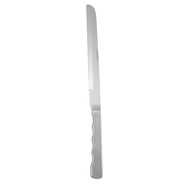 Winco Slicer wedding Cake Knife Hollow Handle Stainless Steel 9